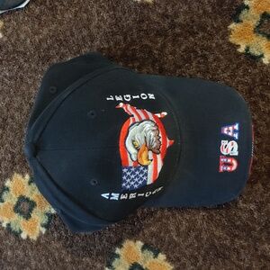 American Legion USA Thick Embroidered Logo Strapback Hat Cap